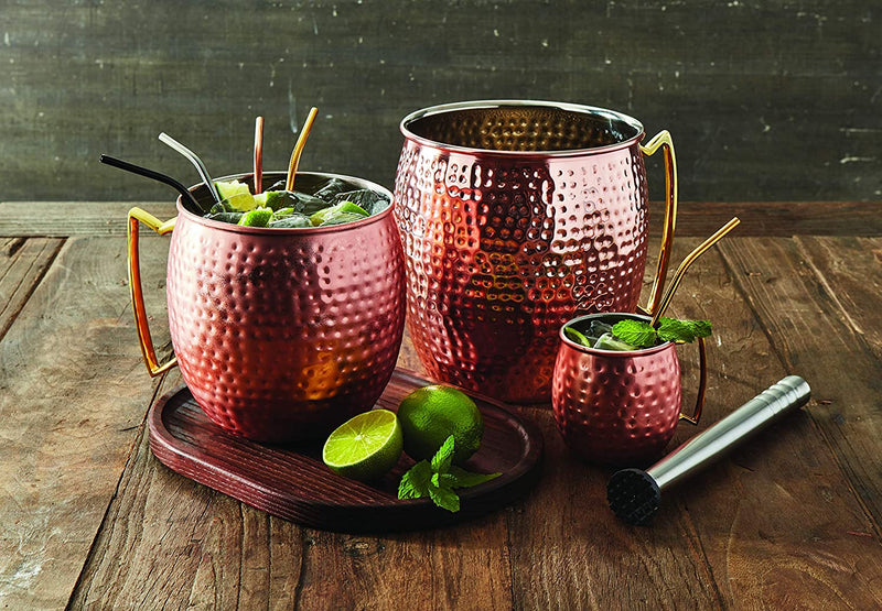 American Metalcraft CM96H Jumbo Hammered Copper Moscow Mule Mug, 96-Ounces