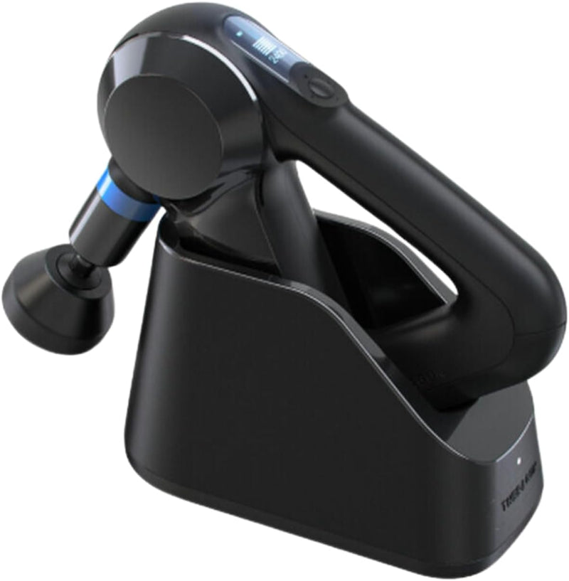 TheraGun Elite Ultra-Quiet Handheld Deep Tissue Massage Gun - Bluetooth Enabled Percussion & Personal Massager for Pain Relief in Neck, Back, Leg, Hand, Shoulder and Foot (Black - 5th Gen)