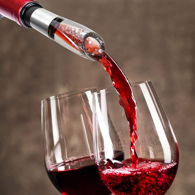 Wine Aerator Pourer, Aerating Decanter Spout, Adapts To All Kinds of Wine Bottles And Gives You A Delicious Taste In An Instant