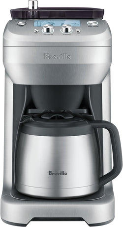 Breville Grind Control Coffee Maker, 60 ounces, Brushed Stainless Steel, BDC650BSS,Silver