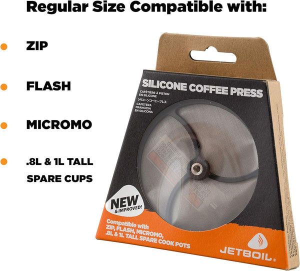 Jetboil Silicone French Press Coffee Maker Camping Stoves, Regular