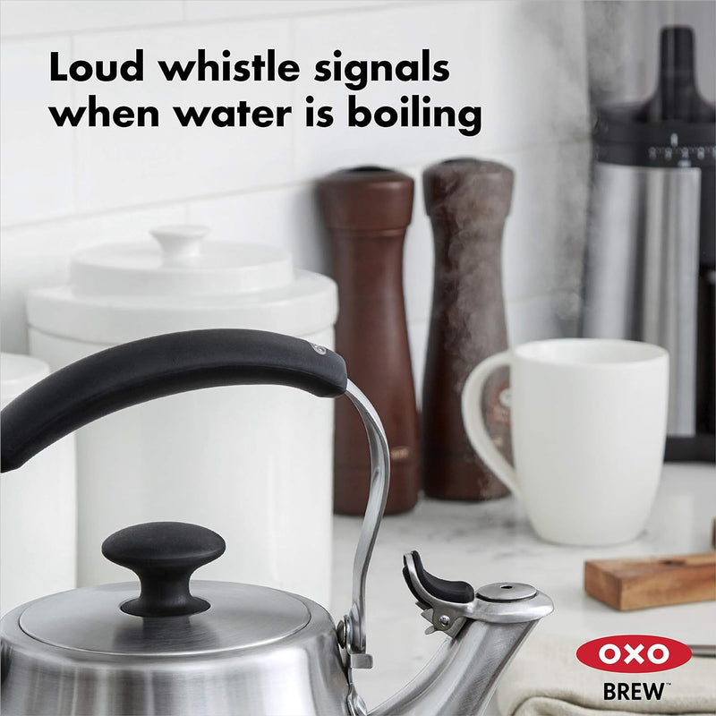 OXO BREW Classic Tea Kettle - Brushed Stainless Steel