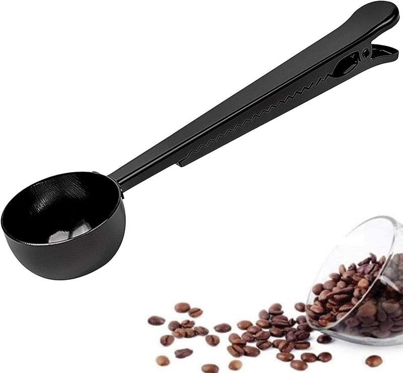 Espresso Scoop with Tamper 2 In 1 Stainless Steel Coffee Scoop Tamping Dual-Purpose Coffee Spoon Powder Hammer Tamper Multi Function Spoon Holder Coffee Tools for Measuring and Tamping