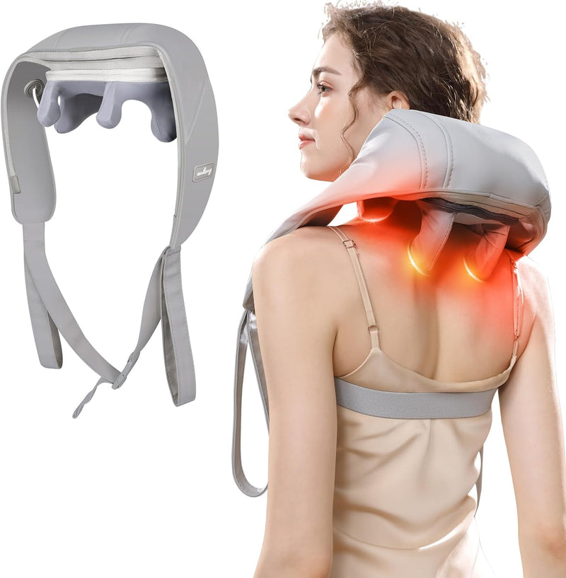 URFGNBK Neck Massager,Massagers for Neck and Shoulder with Heat,Electric Neck Massager with Heat at Home for Muscle Relaxation,Best Gift for Men Women Dad Mom