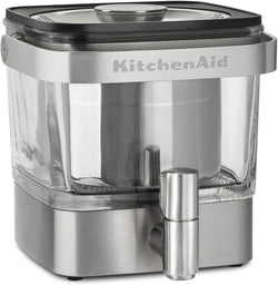 KitchenAid KCM4212SX Cold Brew Coffee Maker-Brushed Stainless Steel, 28 ounce