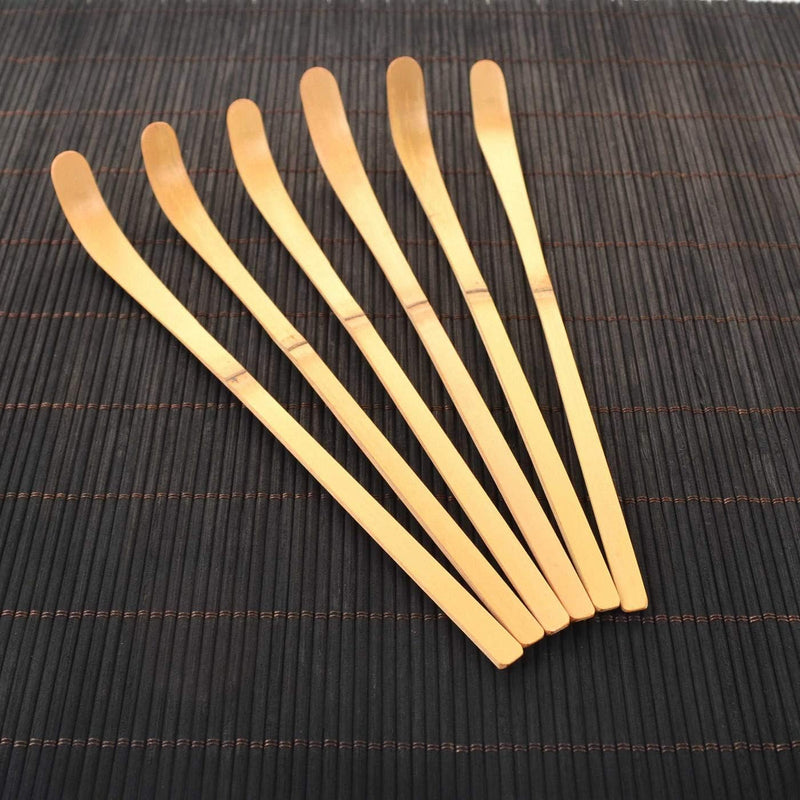 3pcs/lot Natural Bamboo Matcha Tea Scoop Chashaku Ceremony Bamboo Tea Spoon Tool 18cm