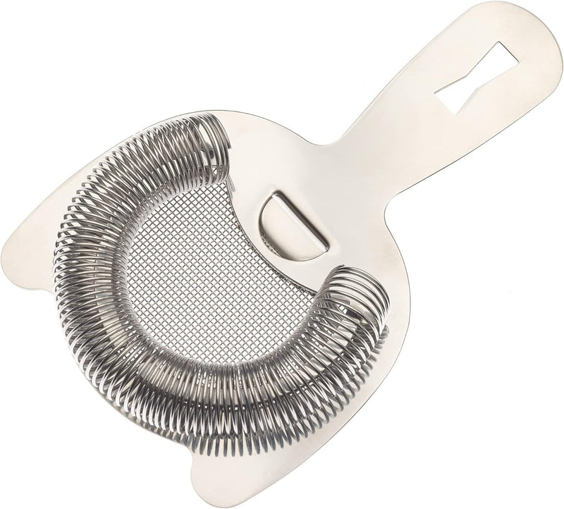 Barfly Fine Mesh Spring Strainer, Stainless Steel