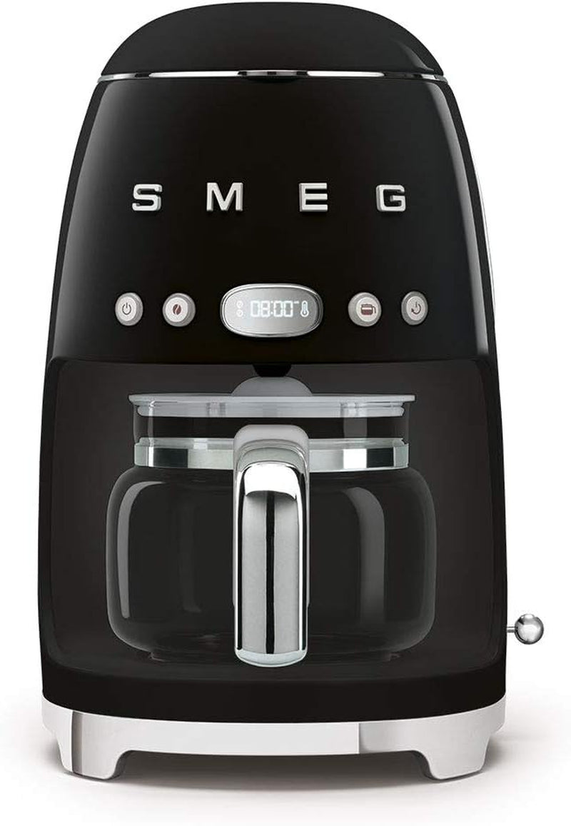 Smeg Retro Style Coffee Maker Machine, 17.3 x 12.8 x 11.3, Cream