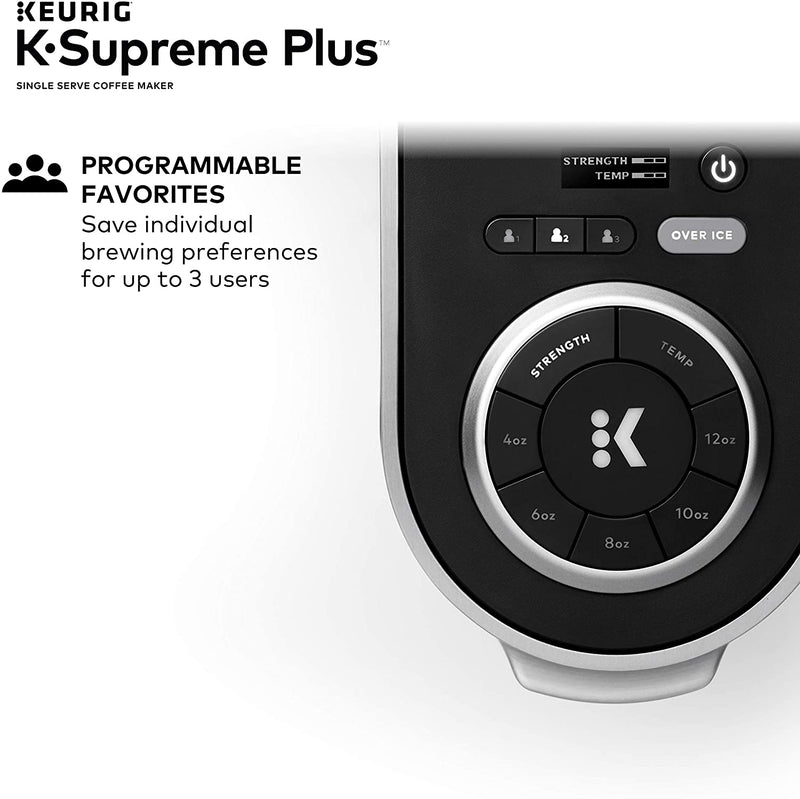 Keurig® K-Supreme Plus Single Serve K-Cup Pod Coffee Maker, MultiStream Technology, Stainless Steel