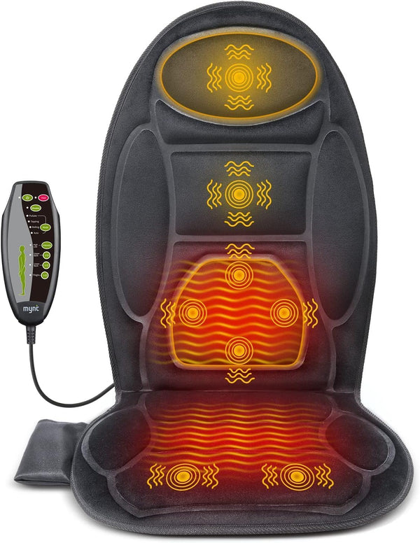 Massage Cushion with Heat Massage Chair Pad, Vibrating Massage Chair Pad for Home Office, Best Christmas Gifts for Family or Friends