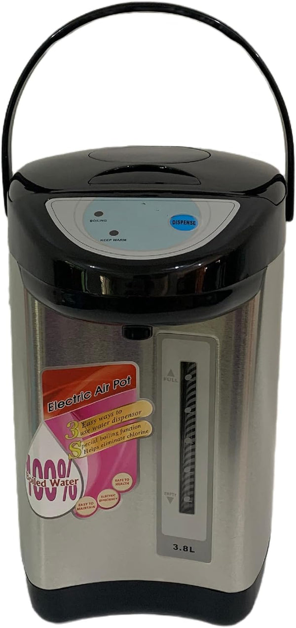 CHOLISM 3.8L Hot Water Dispenser, Micom Water Boiler and Warmer, Hot Beverage Dispenser, Hot Water Urn Pot Insulated Stainless Steel, Countertop Water Heater