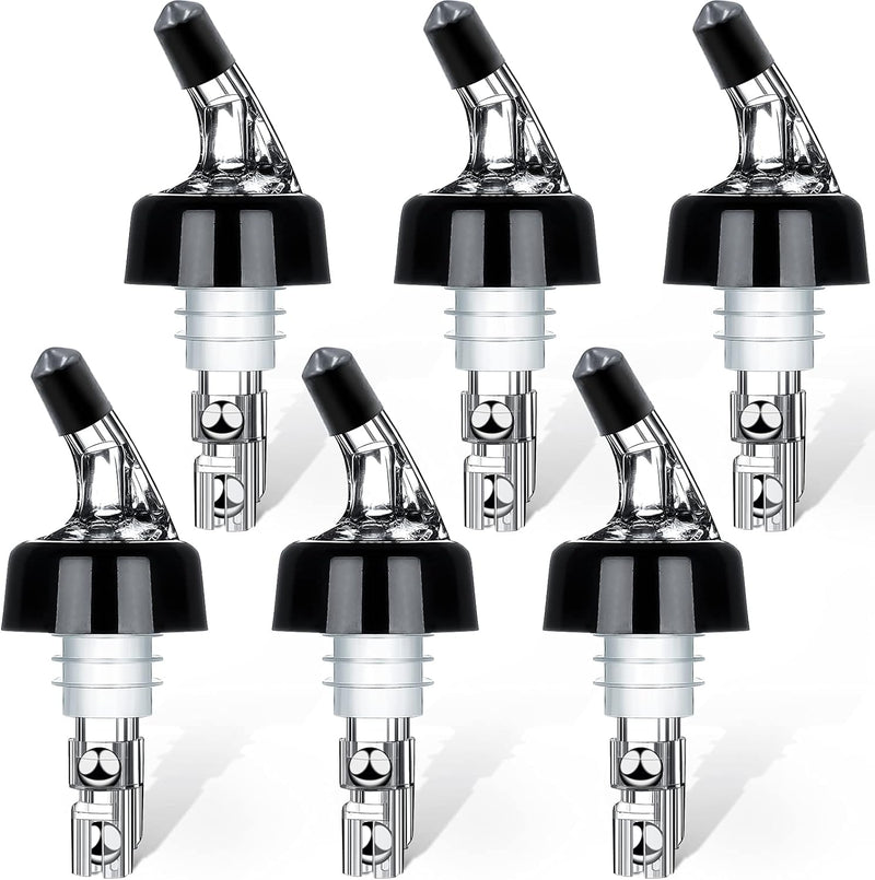 Automatic Measured Bottle Pourer - Quick Shot Spirit Measure Pourer Drinks Wine Cocktail Dispenser Home Bar Tools - 1oz/30ml (4 pack)