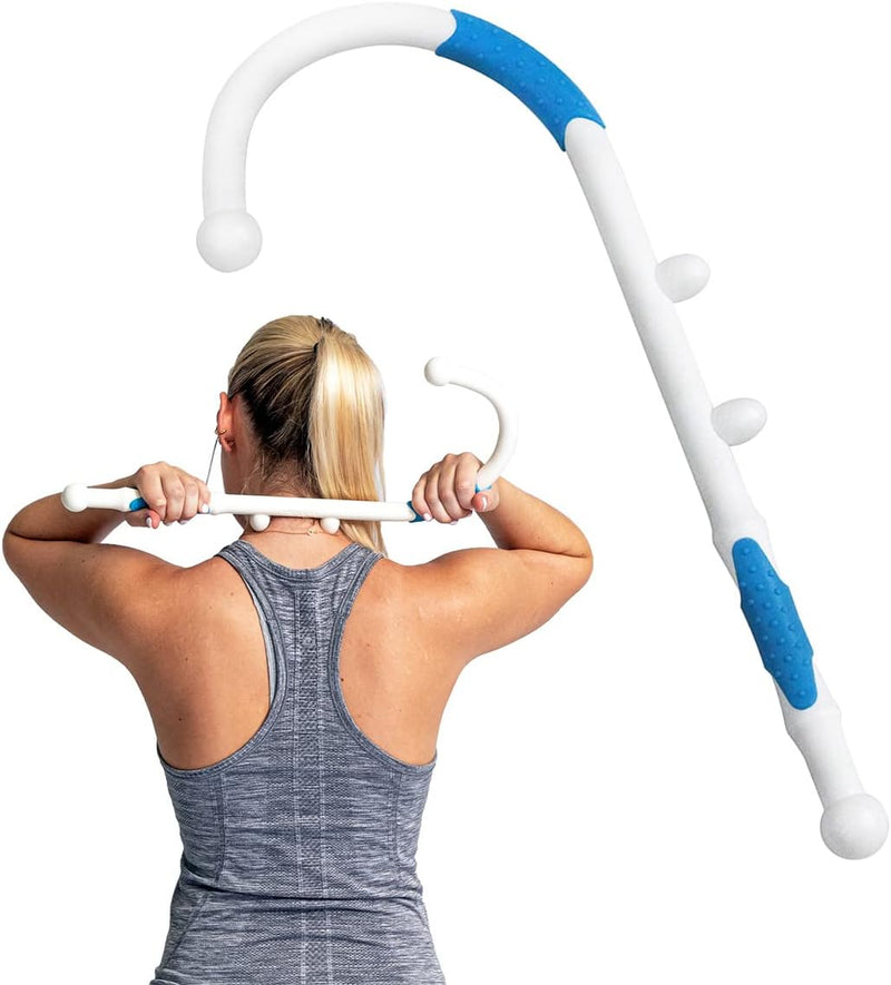 ProStretch Mini Knot Bad Hook Cane Trigger Point Self Massage Tool for Back, Neck, and Pain Relief