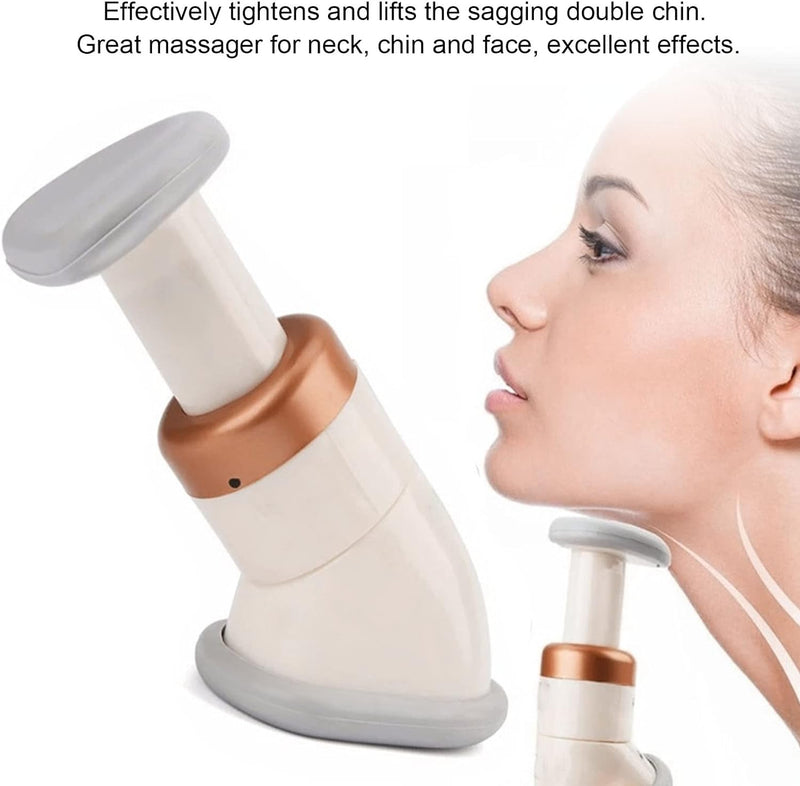 Neckline Slimmer Chin Massager, Face Chin Massager, Neck Massage Machine Double Chin Remover for Home