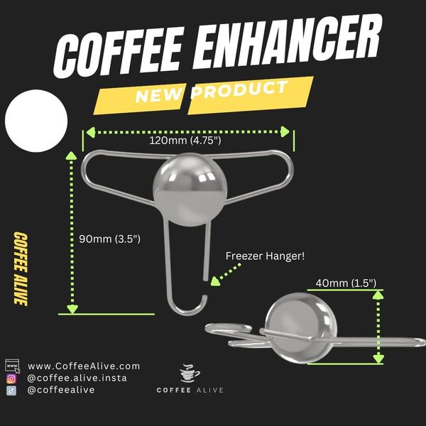 Coffee Alive Coffee Tool - Unlock the True Flavors of Your Brew with the Blanching process to lock in more flavores