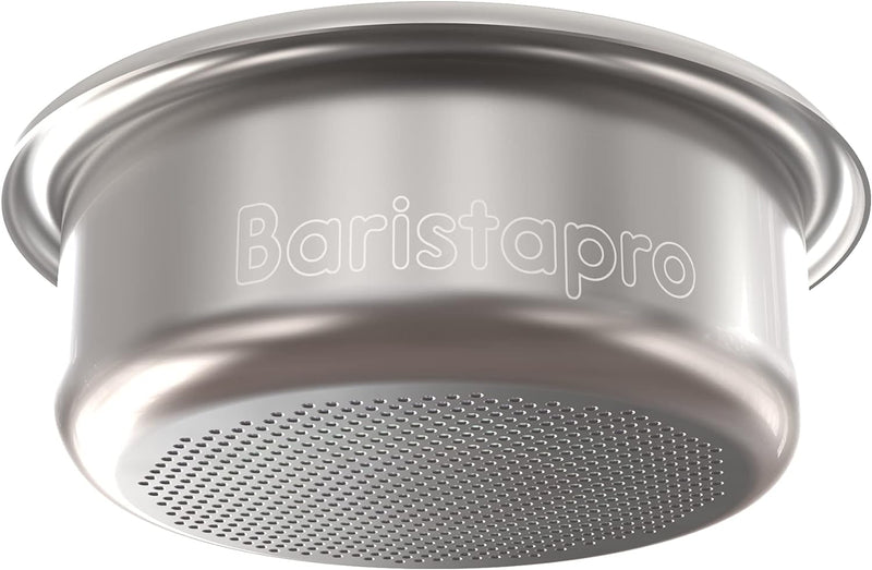 IMS Basket 58mm 18 gram Nanotech - Baristapro Precision Ridgeless Double Espresso Basket Filter fits most 58mm Portafilter. Make Superior Expresso Coffee Shots! Includes Gladwise Coffee Card.