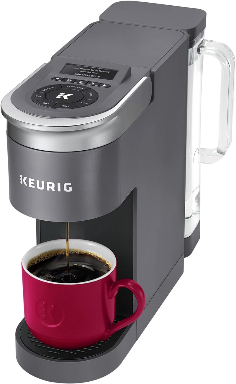 Keurig K-Supreme SMART Coffee Maker, MultiStream Technology, Brews 6-12oz Cup Sizes, Gray