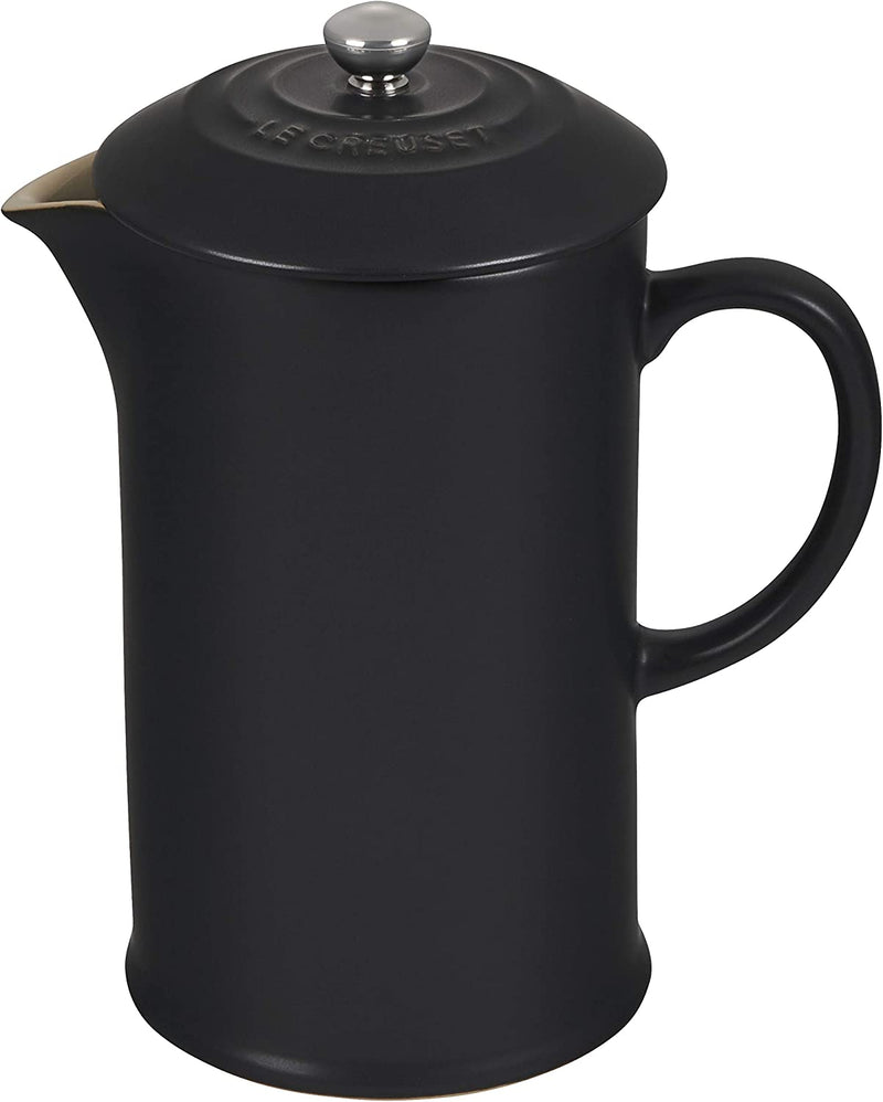 Le Creuset Stoneware French Press, 34 oz., Cerise