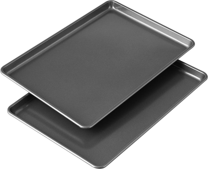 Wilton Easy Layers Sheet Cake Pan, 2-Piece Set, Rectangle Steel Sheet Pan