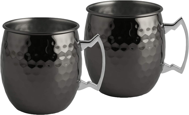 Cambridge Silversmiths Gold Moscow Hammered Muscow Mule, 20 Ounce, Set of 2