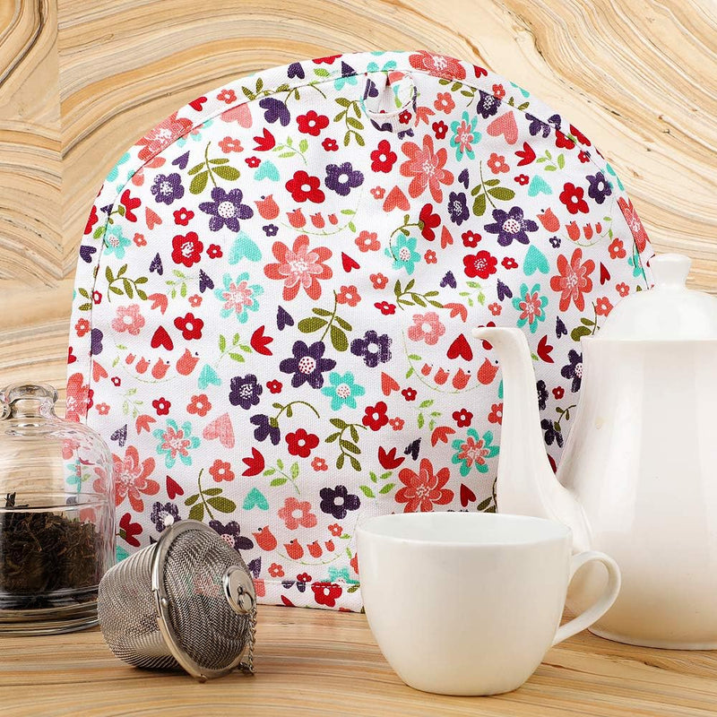 Insulating Tea Cozy - Pure Cotton and Traditional - Double Layered with Inner Waterproof Polyester Fabric