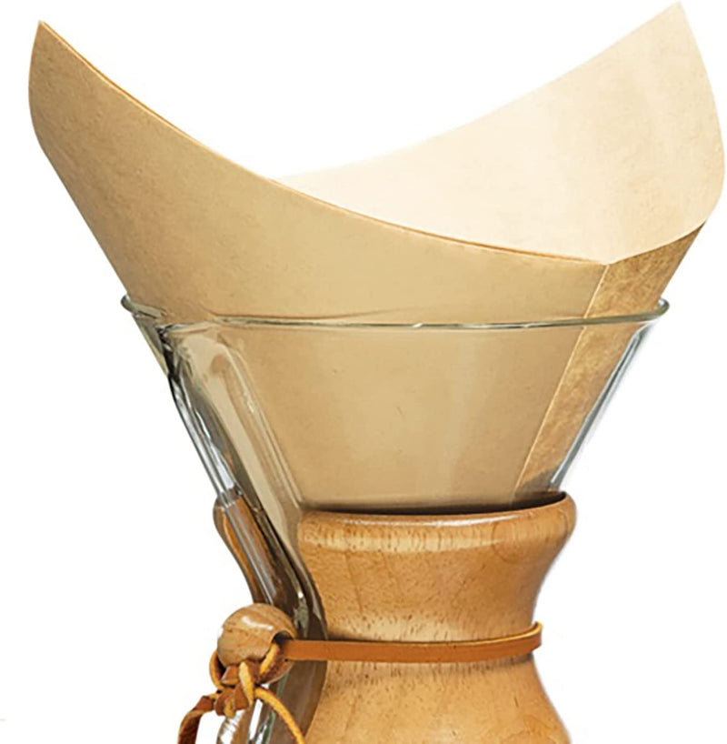 Chemex Bonded Filter - Natural Square - 100 ct - Exclusive Packaging