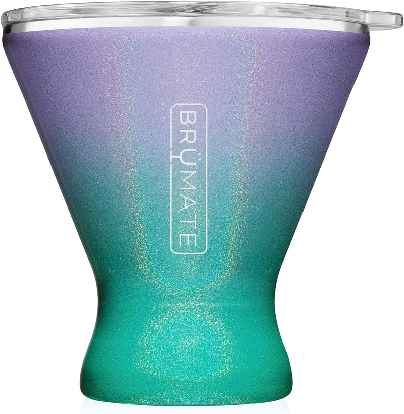 BrüMate MargTini 10oz Martini Margarita Tumbler - Made With Vacuum-Insulated Stainless Steel (Matte Black)