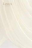 New Version Easy Hanging Wedding Arch Draping Fabric 60" X 28Ft Chiffon Fabric Drapery Wedding Ceremony Reception Swag Decorations, Ivory