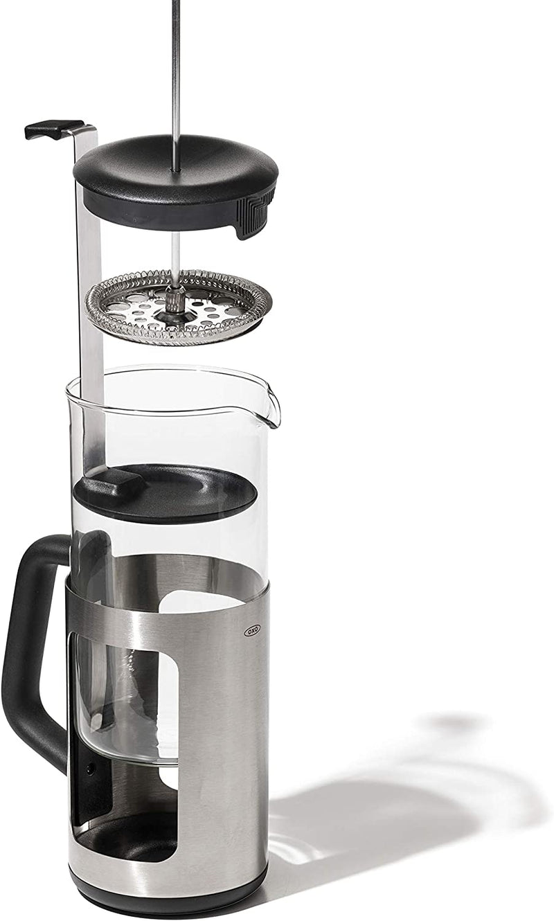 OXO Brew Stainless Steel French Press Coffee Maker – 32oz