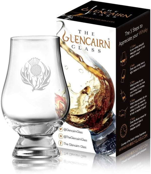 The Official Glencairn National Scottish Emblem The Thistle Scottish/Irish Whisky Glass