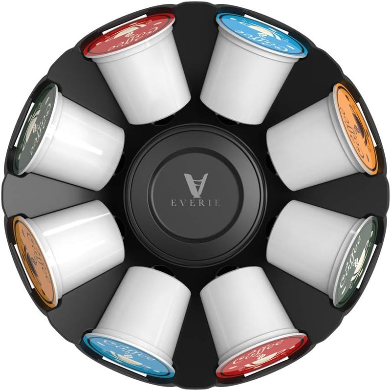 EVERIE Coffee Pod Storage Carousel Holder Organizer Compatible with 40 Keurig K-Cup Pods