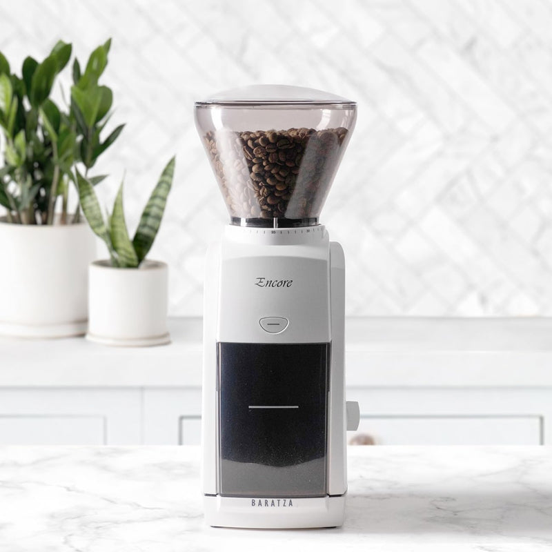 Baratza Encore Conical Burr Coffee Grinder White