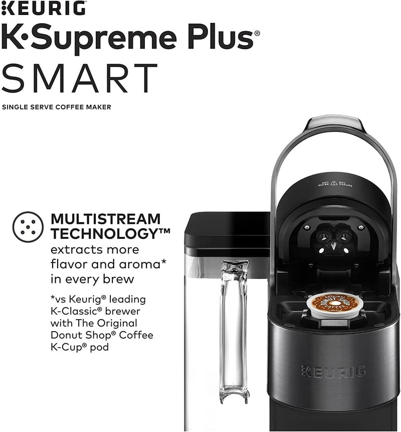 Keurig® K-Supreme Plus SMART Single Serve K-Cup Pod Coffee Maker, Black