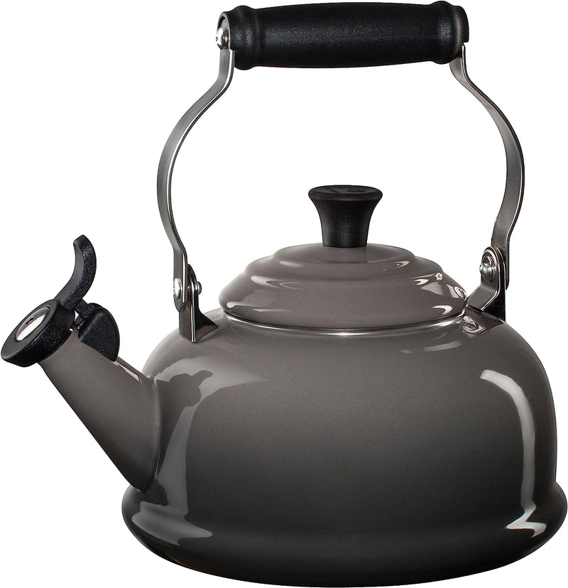 Le Creuset Enamel On Steel Whistling Tea Kettle, 1.7 qt., Cerise