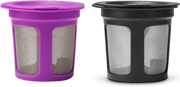 Reusable K Cups, 2 Pack Eco Friendly Stainless Steel Mesh Filter K Cup Reusable Coffee Pods - reusable k cups for keurig 1.0 and 2.0 Coffee Maker