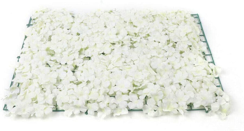 LoyalHeartDY Flower Wall Panels - 20 PCS Artificial Hydrangea Decor for Home Wedding Party - 24 X 16 - Christmas Festival Photo Backdrop