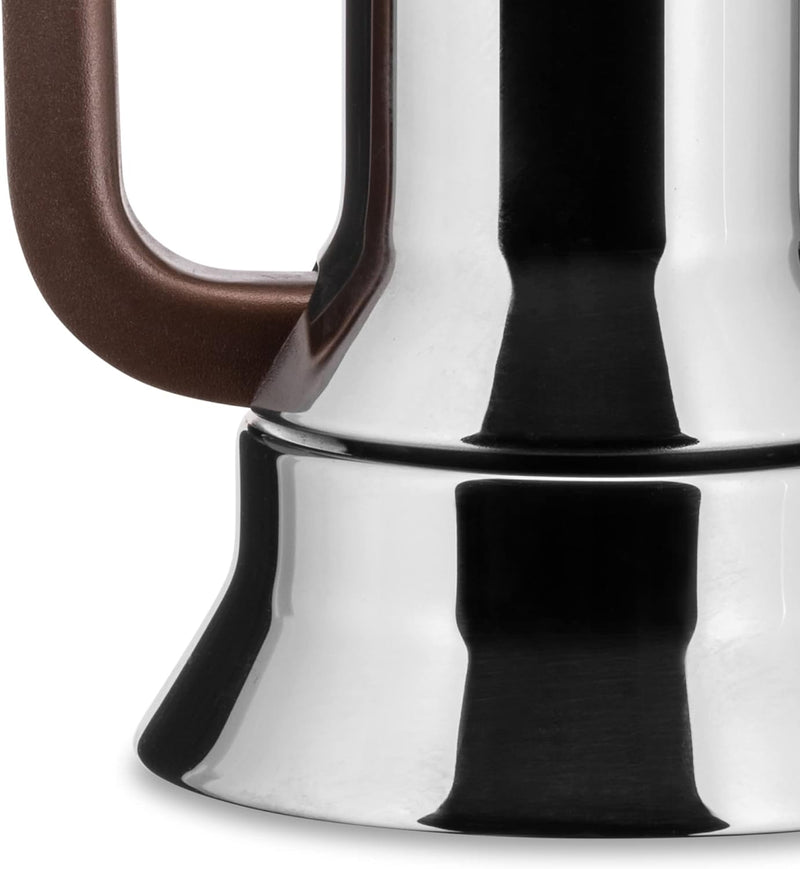 Alessi Espresso Maker 9090 by Richard Sapper, 6 Espresso Cups