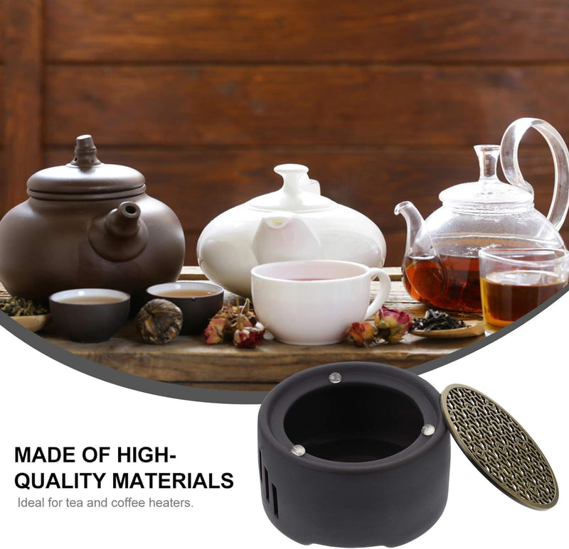 Hemoton Teapot Warmer Tea Warmer for Teapot Teapot Heating Base Heatproof Dish Warming Tools for Glass Cast Iron Stainless Steel and Ceramic Teapot Warm Tool Without Candle