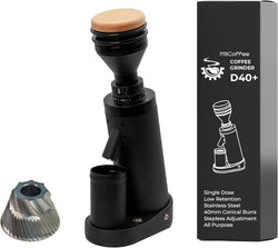 MiiCoffee D40+ Single Dose Coffee Grinder (Black)