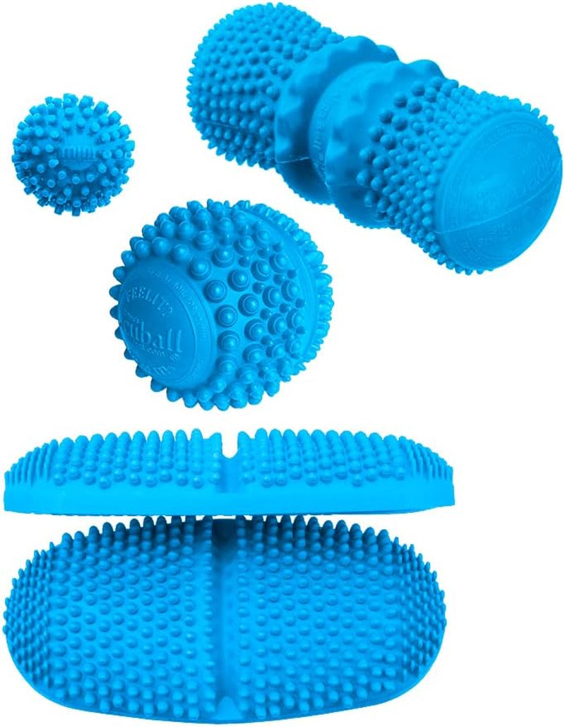 Dr. Cohen's Heatable Deep Tissue Muscle Massage Roller - FSA eligible acuBack - Trigger Point Foam Roller, Handheld Peanut Ball Roller - Ideal for Back, Neck, Feet Muscle Recovery and Physical Therapy