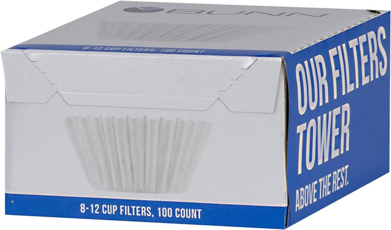 BUNN 8-12 Cup Coffee Filters, 6 each, 100ct