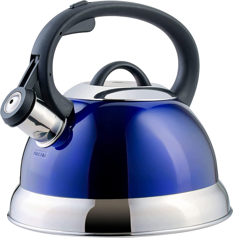 Mr. Coffee Flintshire 1.75-Quart Whistling Tea Kettle Stainless Steel (91407.02) (93586562M)