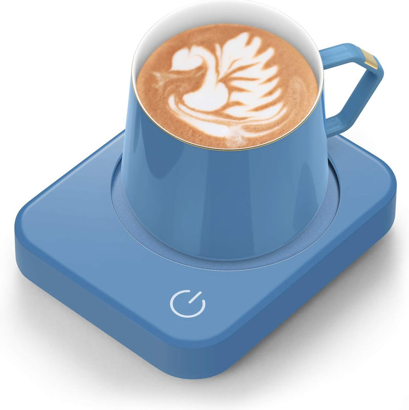 ANBANGLIN Mug Warmer for Desk, Coffee Mug Warmer with Auto Shut Off, Coffee Warmer for Coffee Milk Tea, Candle Wax Cup Warmer Heating Plate (Green-NO Mug)