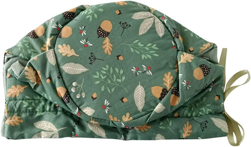 Cotton Tea Cozy, Teapot Cozies with Hazelnuts Leaves Dust Proof Insulated Teapot Cover Keep Tea Warm Home Kitchen Table Decorative Accessories Tea Kettle Quilt for Hotel Restaurant Tea Party, Green