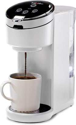 Instant Solo Single Serve Coffee Maker, From the Makers of Pot, K-Cup Pod Compatible Brewer, Includes Reusable & Bold Setting, Brew 8 to 12oz., 40oz. Water Reservoir, Red