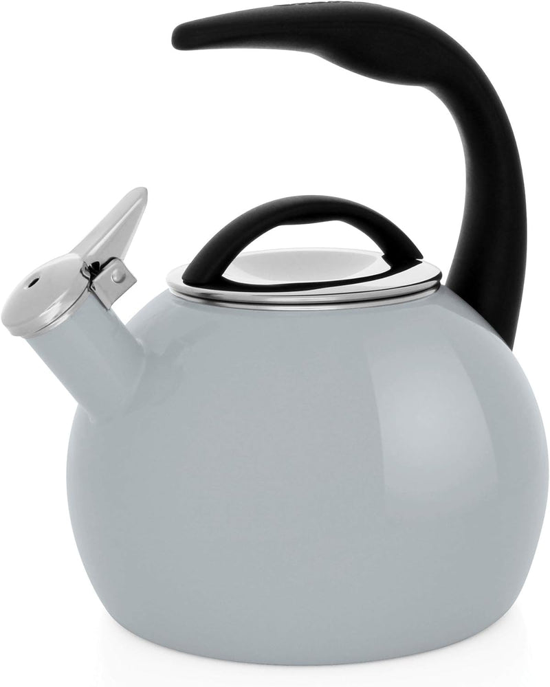 Chantal Anniversary Enamel on Steel Whistling Teakettle, 2 Quart, Marigold