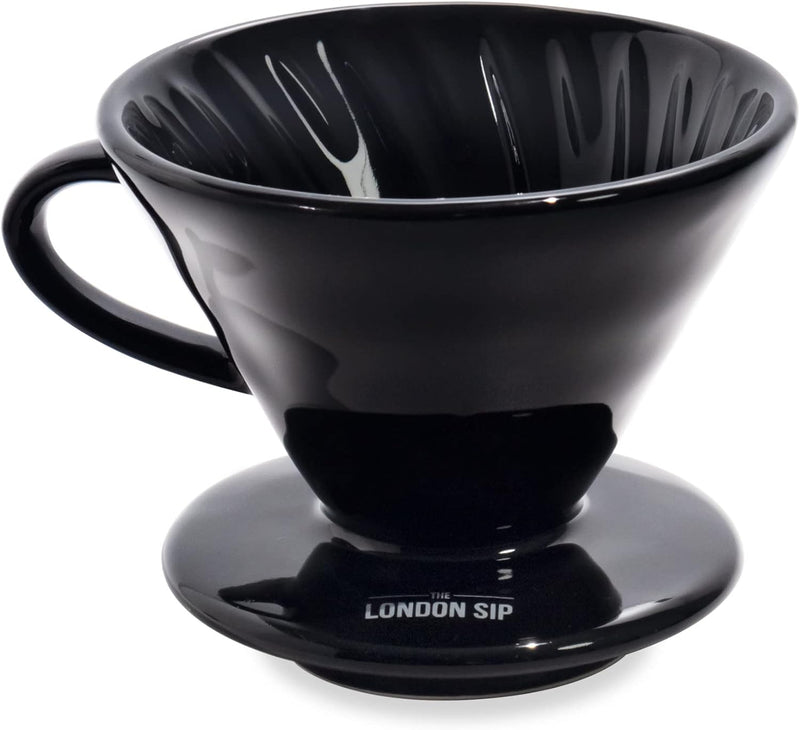 The London Sip Stainless Steel Coffee Dripper Pour Over Coffee Maker, Coffee Slow Brewing Accessories for Home, 1-4 Cup