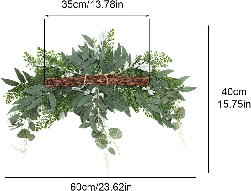 276 Greenery Swag - Artificial Eucalyptus Garland for Home Decor and Weddings
