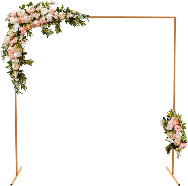 Square Metal Wedding Arch for Garden - Gold 656FT