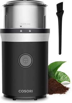 COSORI Coffee Espresso Grinder Electric, Food Grade Stainless Steel Blades, 12 Cups, Black